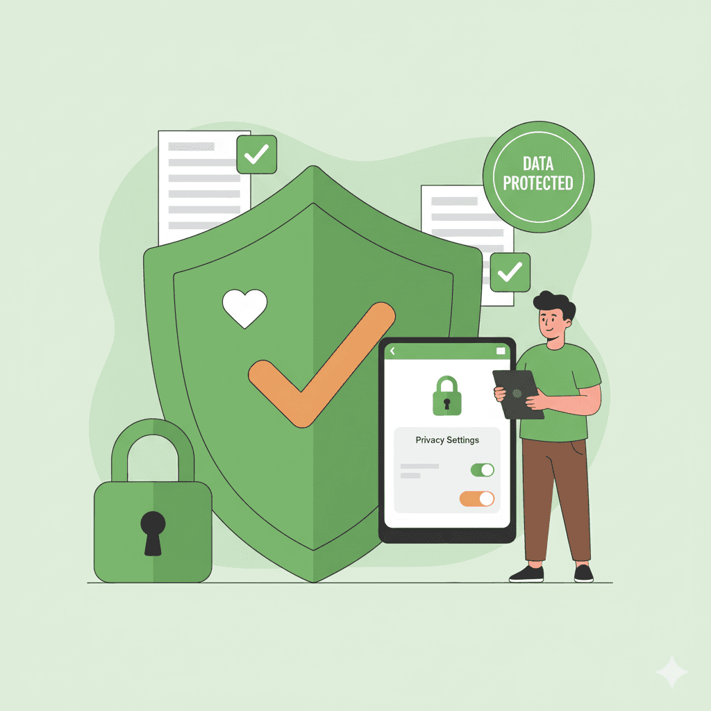 Datenschutz garantiert